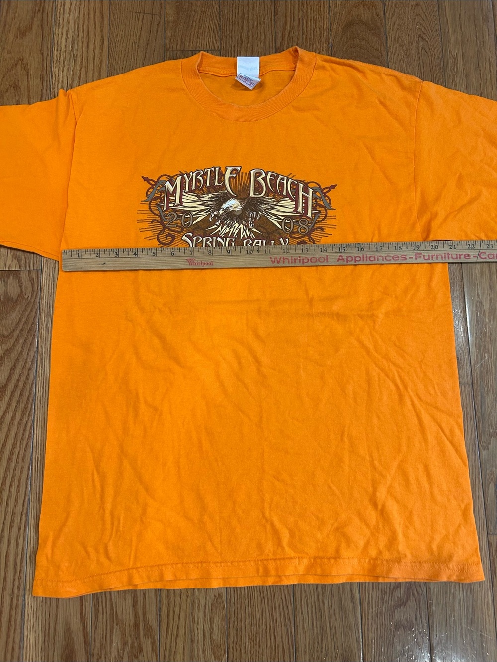 Vintage 2008 Myrtle Beach Spring Rally Tennessee River Apparel Cotton T-Shirt - Picture 8 of 9